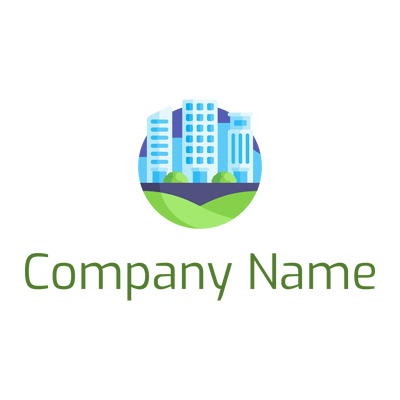 City logo on a White background - Industrial