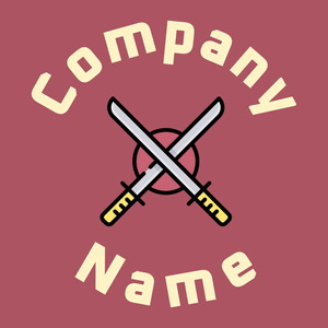 Sword logo on a Blush background - Sports