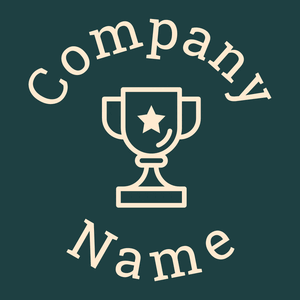 Trophy logo on a Nordic background - Esportes