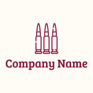 Ammunition logo on a yellow background - Abstracto
