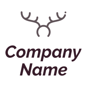 Deer horns logo on a White background - Animaux & Animaux de compagnie
