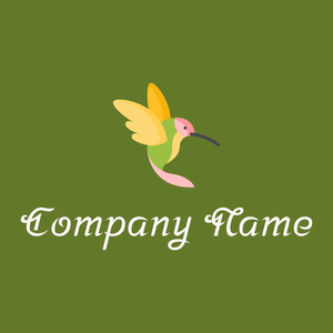 Hummingbird on a Rain Forest background - Animali & Cuccioli