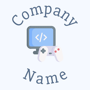 Game development logo on a Alice Blue background - Juegos & Entretenimiento