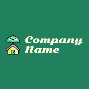 Home insurance on a Elf Green background