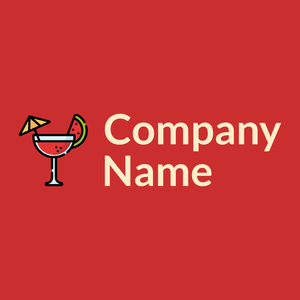 Cocktail on a Persian Red background - Alimentos & Bebidas
