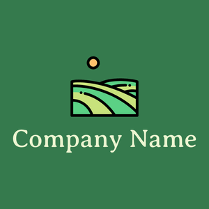 Field logo on a Amazon background - Agricultura