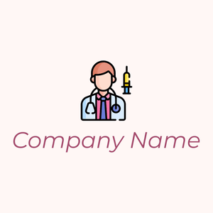 Doctor logo on a Snow background - Hospital & Farmácia