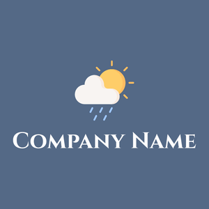 Cloudy on a Kashmir Blue background - Communicações