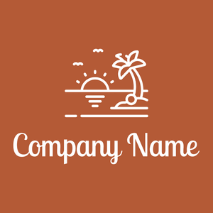 Sunrise logo on a Smoke Tree background - Abstrakt