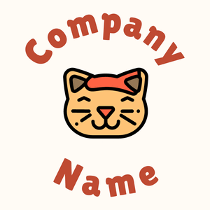 Cat on a Floral White background - Animais e Pets