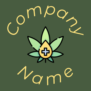Marijuana logo on a Tom Thumb background - Medisch & Farmaceutisch