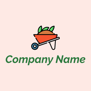 Chariot Garden logo on a Misty Rose background - Fiori