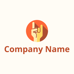 Heavy metal logo on a Floral White background - Arte & Intrattenimento