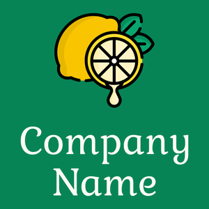 Lemon logo on a Tropical Rain Forest background - Cibo & Bevande