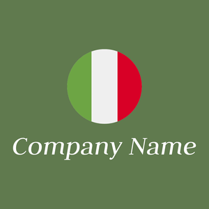 Italy on a Glade Green background - Viagens & Hotel