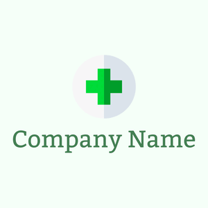 Pharmacy logo on a Mint Cream background - Médicale & Pharmaceutique