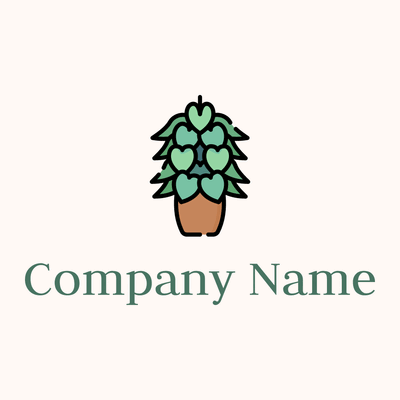 Philodendron logo on a Seashell background - Vendas