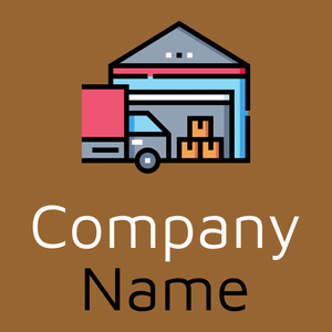 Warehouse logo on a Indochine background - Handel & Beratung