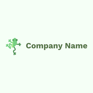 Frog logo on a Honeydew background - Animales & Animales de compañía