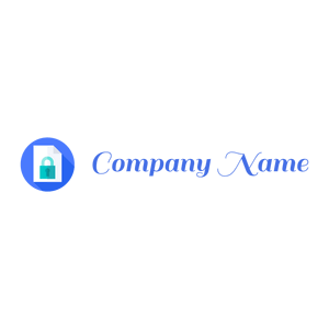 Locked logo on a White background - Internet