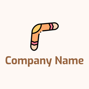 Boomerang on a Seashell background - Abstrakt