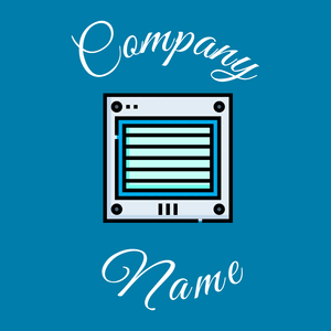 Ventilation on a Cerulean background - Mobiliers de maison
