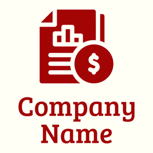 Financial statement logo on a Ivory background - Negócios & Consultoria