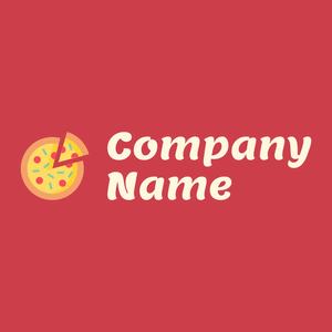 Whole Pizza logo on a Mahogany background - Cibo & Bevande