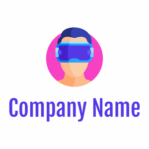 Virtual reality glasses on a White background - Abstrait