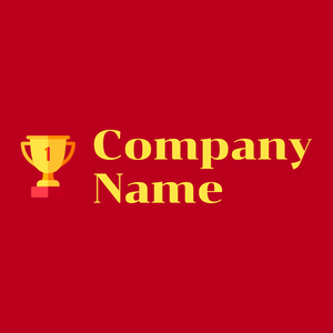Trophy on a Free Speech Red background - Abstrait