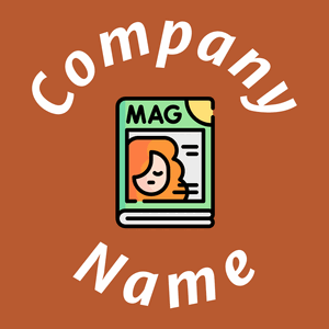Magazine logo on a Fiery Orange background - Unterhaltung & Kunst
