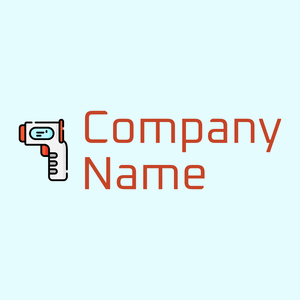 Thermometer logo on a Light Cyan background - Médicale & Pharmaceutique