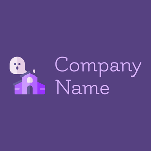 Haunted house logo on a Gigas background - Architettura
