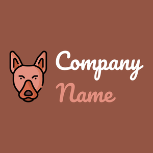 Sniffer dog logo on a El Salva background - Animaux & Animaux de compagnie