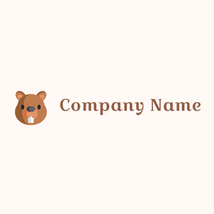 Brandy Punch Beaver on a Seashell background - Animales & Animales de compañía