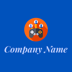 Online game logo on a Cobalt background - Comunidad & Sin fines de lucro