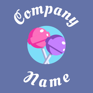 Lollipop on a Chetwode Blue background - Alimentos & Bebidas