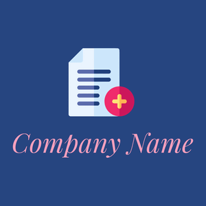 Add logo on a Bahama Blue background - Abstrait