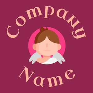 Cupid logo on a Lipstick background - Computer