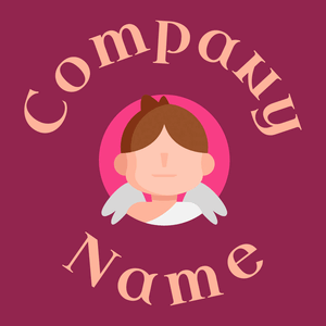 Cupid logo on a Lipstick background - Partnervermittlung