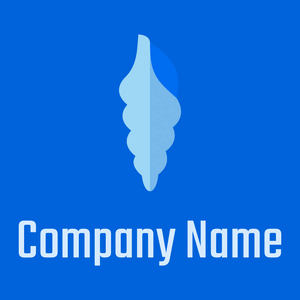 Seashell logo on a Navy Blue background - Abstracto
