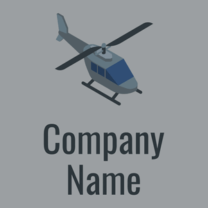 Helicopter logo on a Grey Chateau background - Automóveis & Veículos