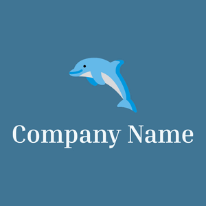 Malibu Dolphin on a Calypso background - Animales & Animales de compañía