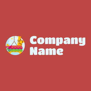 Piñata logo on a Sunset background - Animais e Pets