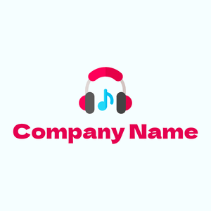 Music logo on a Azure background - Entertainment & Kunst