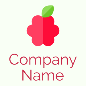 Raspberry logo on a Honeydew background - Essen & Trinken