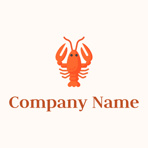 Lobster on a Seashell background - Dieren/huisdieren