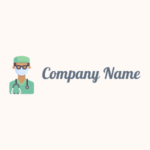 Doctor logo on a Seashell background - Hospital & Farmácia