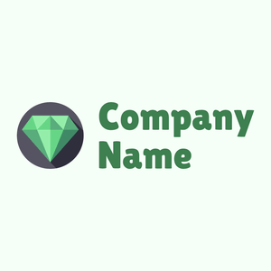 Diamond logo on a green background - Moda & Belleza