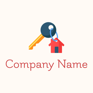Contract logo on a Seashell background - Bienes raices & Hipoteca